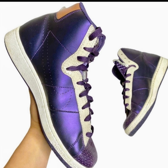 RARE & Unique Nike Sequined Metallic Blazer High Top Sneakers - Picture 4 of 5